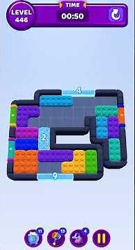 Color Block Jam Level 446 Solution Walkthrough #colorblockjam #gaming #colorblockjamgame #games