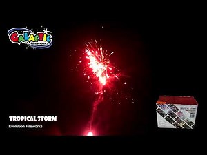 Tropical Storm Evolution Fireworks