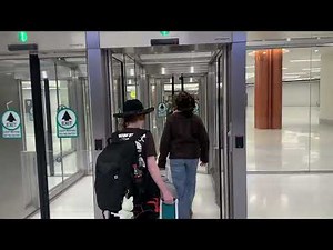 Pittsburgh International Airport walking through new terminal for the first time