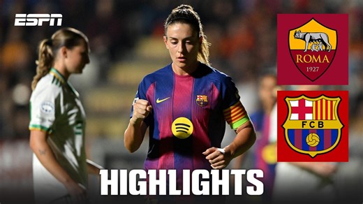 Barcelona bag three points away in UWCL vs. Roma