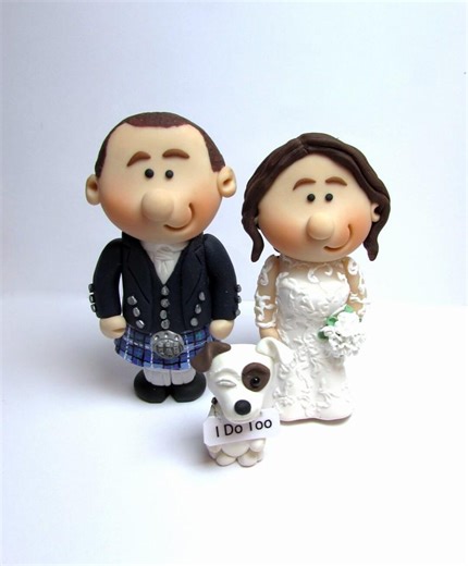Personalised Bride Groom Wedding Cake Topper, Custom Couple Figurine Keepsake - Etsy