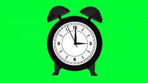 Download Alarm clock ringing on table 2d cartoon animation 4k. Alarm clock on desk Green screen for wake up. Twin bell timepiece Clock walking Timelapse. Hour Minute Second hands means hope and beginning day. for free