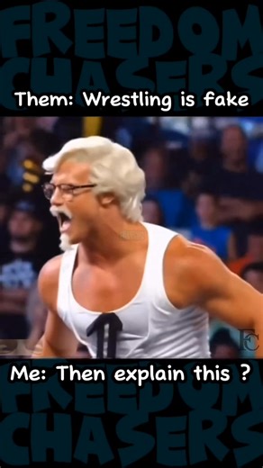 I thought wrestling was fake until I saw Col Sanders preparing that chicken for us 😳 #fyp #trending #viral #FreedomChasers #reaction #parody #funny #comedy #lol #haha #wild #wrestling #colonelsanders #chicken #KFC #real | Freedom Chasers