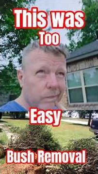 Clear Bushes Shrubs the Easy Way in Flower Beds Hack Tutorial #shorts