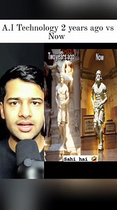 A.I Technology 2 years ago vs Now . #fbreelsfypシ゚viralシ #viralreelsfb #fbreels #trendingreels #shortsvideos #viralshorts #shortreels #facebookreel #shorts #short | Reaction Vines
