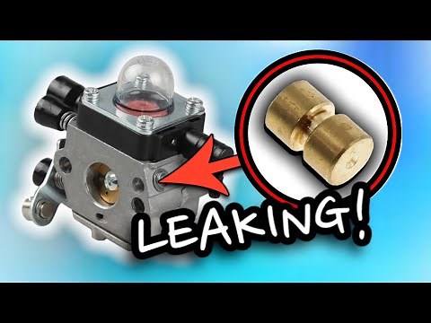 ZAMA CARBURETTOR FLOODING - ACCELERATOR PUMP FIX - FREE & EASY!