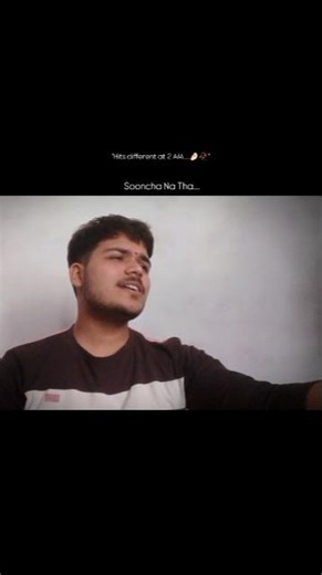 "Bheed Mein Tanhai Mein...🤌🏻🥀" | Cover song #shorts #viral #yt #uditnarayan #oldsong #fyp