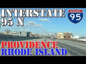 I-95 North - Providence - Rhode Island - 4K Highway Drive