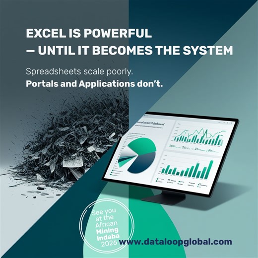 #datamyth #miningindaba2026 #datamyths #mininganalytics #spreadsheetproblems #miningtech #datastrategy #datadriven #dataanalytics #datahub #dataloop #dataloopglobal | Dataloop