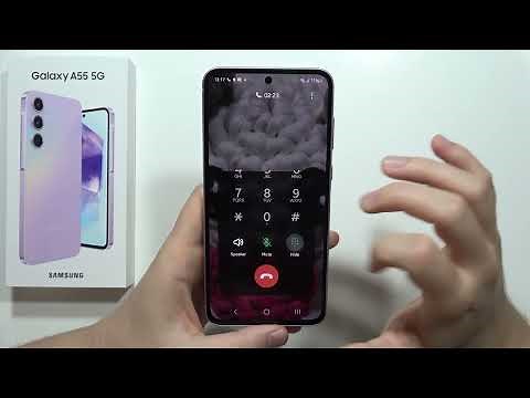 How to Open Keypad during Call on Samsung Galaxy A55 5G?