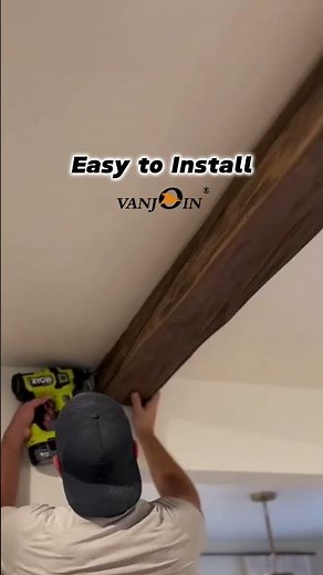 PU Faux Wood Beam Rustic Ceiling Design