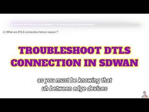How to Troubleshoot DTLS connection in sdwan | cisco sdwan #sdwan #networkengineer #shorts