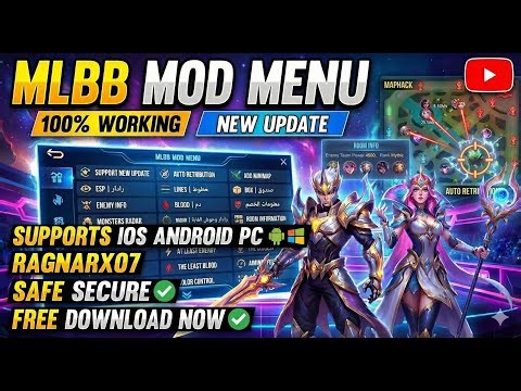 Mobile Legends Hack Android Ios Mod Apk Mlbb Hack mobile legends bang bang mod menu MAPHACK FREE
