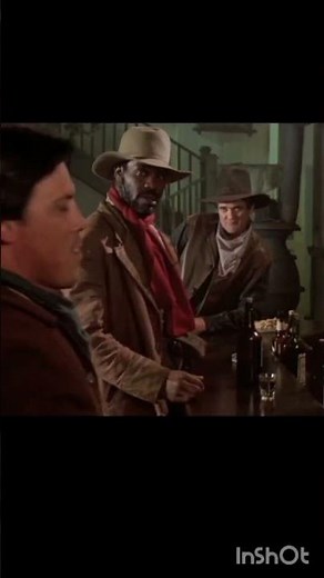 Silverado 1985, Danny Glover with Scott Glenn, Kevin Kline and John Cleese