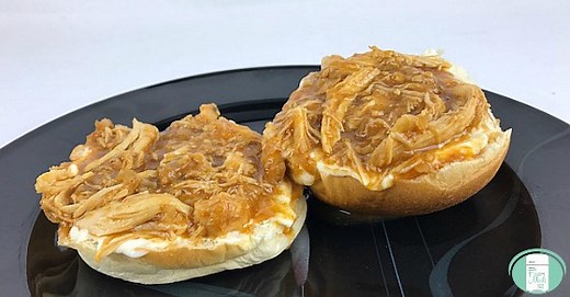 Droolworthy BBQ Shredded Chicken Freezer Meal with Garlic Mayo