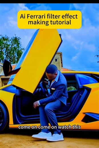 Ferrari Effect: Enhance Your Car Videos with AI Filters