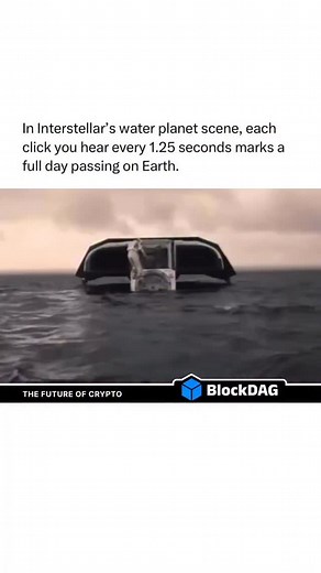 Unforgettable Sports Moments on Instagram: "In Interstellar, the water planet scene is particularly striking because of its intense time dilation effects caused by the planet’s proximity to a massive black hole. As Cooper and the team navigate the shallow waters, the film subtly reminds viewers of the extreme passage of time on Earth. One of the most clever ways this is done is through a faint clicking sound occurring every 1.25 seconds. Each click represents a full day passing on Earth, emphasi
