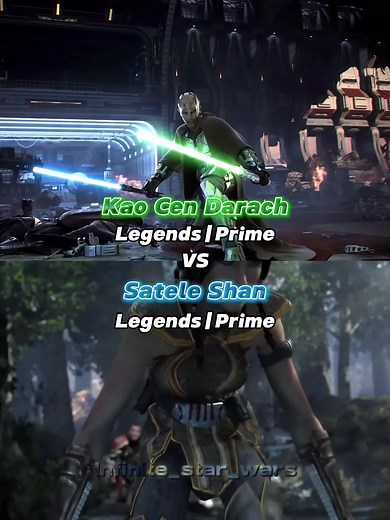 Kao cen darach vs satele shan || Legends || #starwars #starwarstheoldrepublic