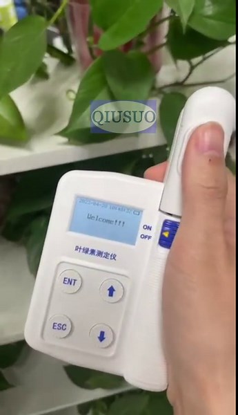 Leaf Chlorophyll Content Measurement Chlorophyll Meter with Range 0.0 to 99.9SPAD 0.0 to 99.9mg/g -10 to 99.9℃ Data Storage Function