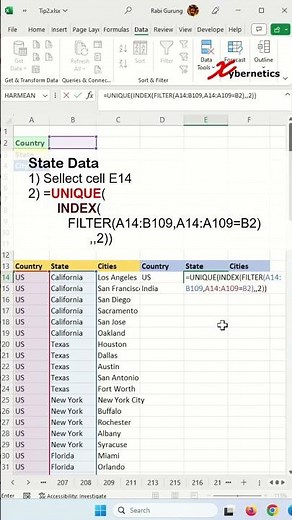 How do I create a dependent drop-down list in Excel - Excel Tips and Tricks #shorts