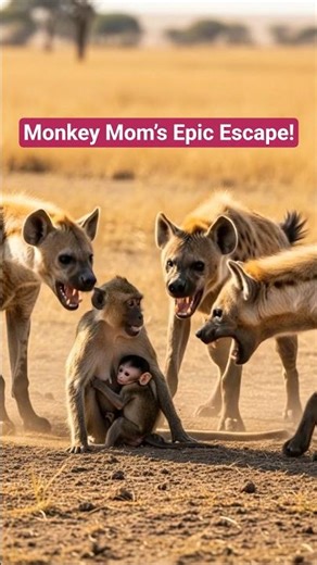 Monkey Mom’s Epic Escape! 🐒💥