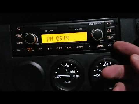 CSS-i6600J - How to set the time