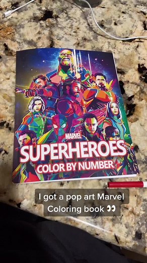 Pop Art Marvel Coloring Book Review