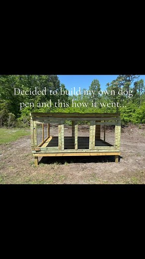 Building a Homemade Dog Pen Tutorial