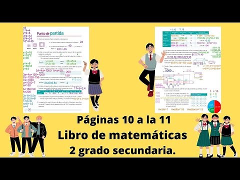 Páginas 10 y 11 Libro de 2 grado de secundaria.