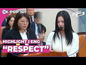 [HIGHLIGHT/ENG SUB] NewJeans' Hanni sheds tears during testimony at National Aseembly