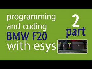 Programming And Coding A Bmw F20 With Esys Part #2