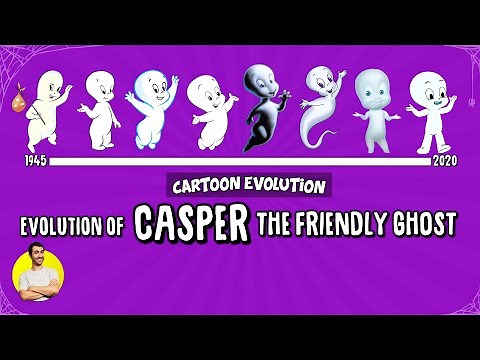 Evolution of CASPER THE FRIENDLY GHOST - 75 Years Explained | CARTOON EVOLUTION