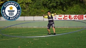 Japanese Man Sets New Guinness Record For Spinning World's Largest Hula Hoop