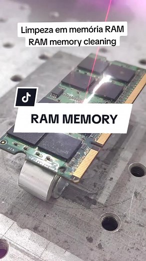 RAM memory cleaning! Limpeza em memória RAM! #vilalaser #memoryram #gaming #memoriaram