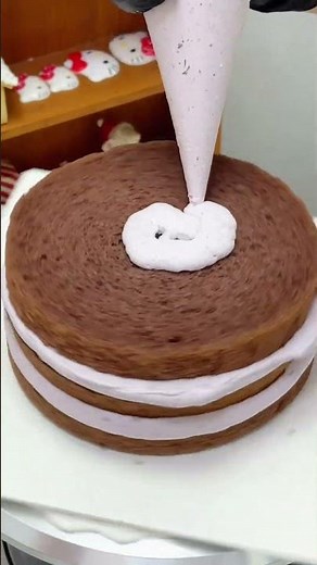 Immersive cake making | Exploding blueberry cake tutorial❗️ #shorts