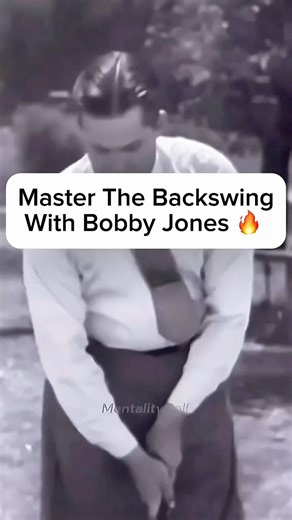 206K views · 1.6K reactions | The perfect backswing explained  #BobbyJones #GolfSwing #Backswing | Mentality Golf | Facebook