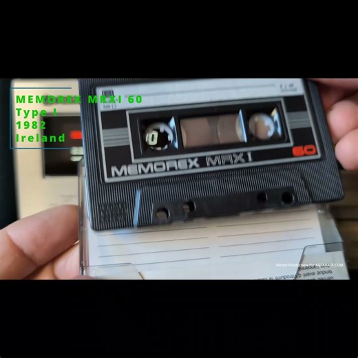MEMOREX MRXI 60 Type I Ireland 1982 #audiocassettes #audiokassetten #memorex #agfabasf #cassette