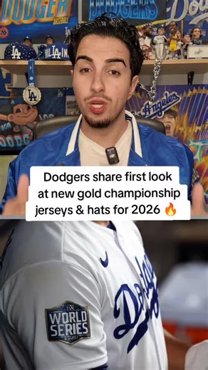Dodgers Reveal 2026 Gold Championship Jerseys and Hats