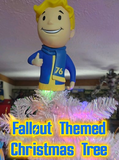 Fallout-Themed Christmas Tree Celebration