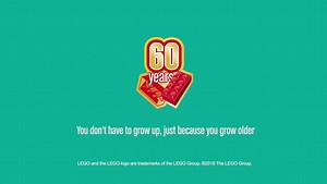 You don’t have to grow up, just because you grow older. Take it from our LEGO brick – 60 and still as playful as ever 😉❤ | LEGO