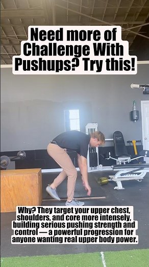 Decline Pushups for Upper Chest Growth | Shoulder Stability + Core Strength