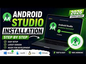 How to Install Android Studio on Windows (2026 Updated Guide) 🔥 Beginner Friendly
