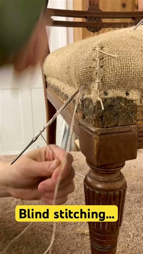 Why blind stitching is essential.