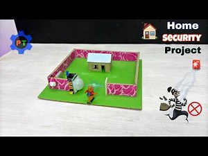 Home Security System Using PIR Sensor | inspire Award Project 🥇