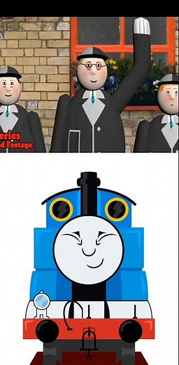 Thomas meets Edward whistle drew blood 😱 #thomasanimation
