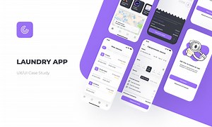 Laundry App | UX/UI - Nastya Tsarenkova