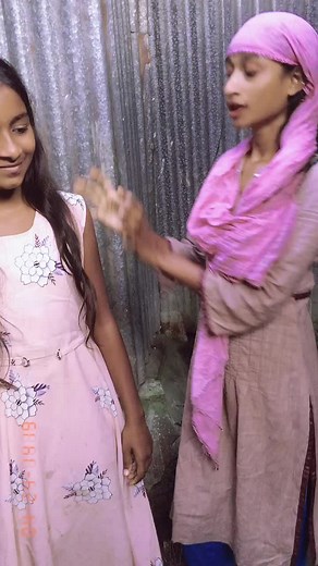 Playful Interaction in Floral and Beige Outfits