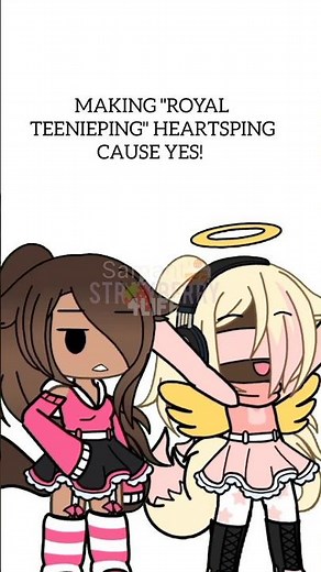 Making Heartsping ft my bestie #samberry4life #gacha #heartsping #teeniepings