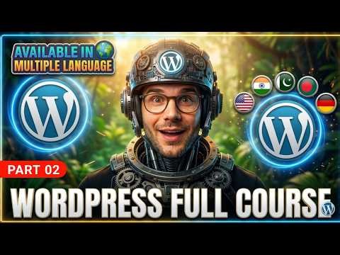 WordPress Tutorial for Beginners | WordPress Full Course | How To Make a WordPress Website | Part 02