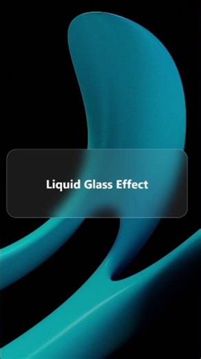 Liquid Glass Effect - HTML, CSS